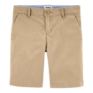 OshKosh Girls' Little Uniform Shorts, Wicker Khaki, 10 NEW